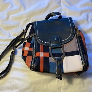 Multicolored backpack